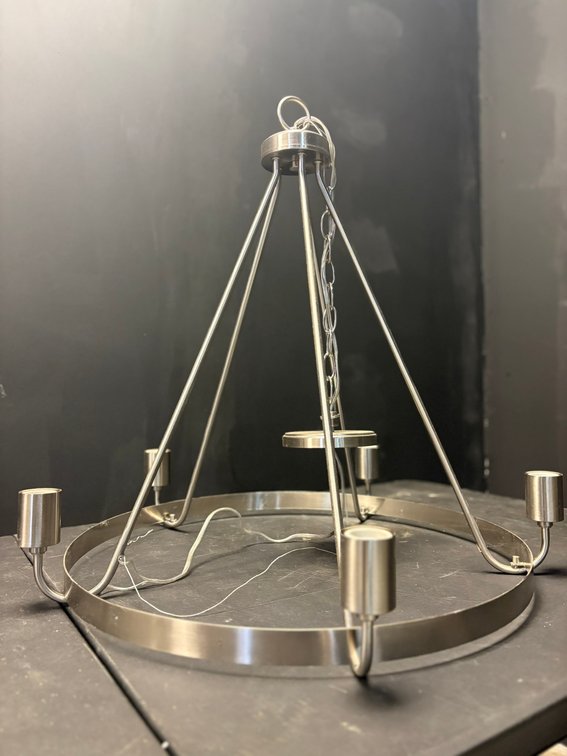 Silver Light Fixture