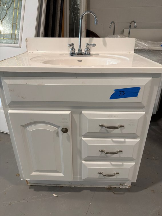 Single White Vanity