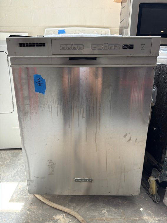 KitchenAid stainless dishwasher