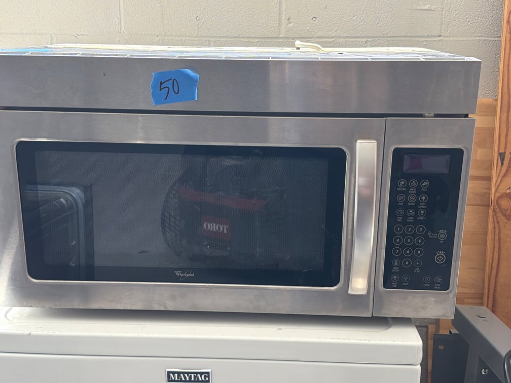 Whirlpool stainless microwave
