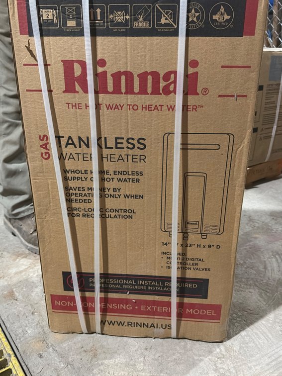 Gas Tankless Water Heater -New in box