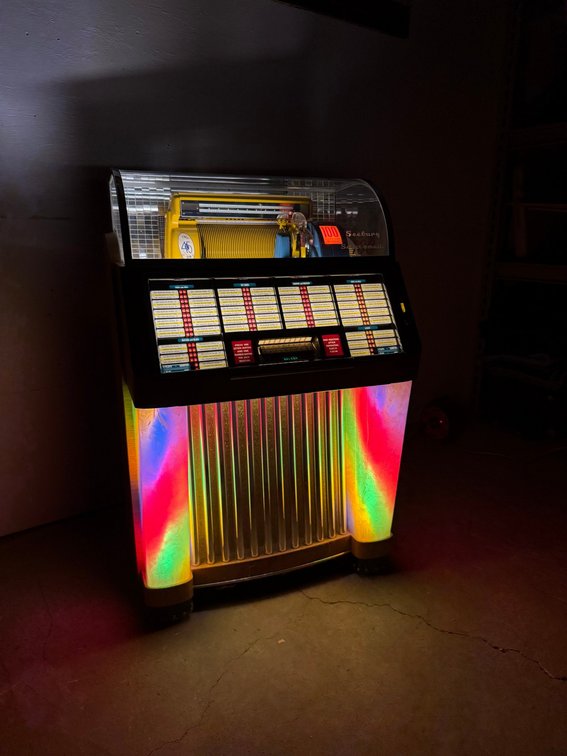 Fully Restored Vintage 1950’s Seeburg C Coin-Op Jukebox,
