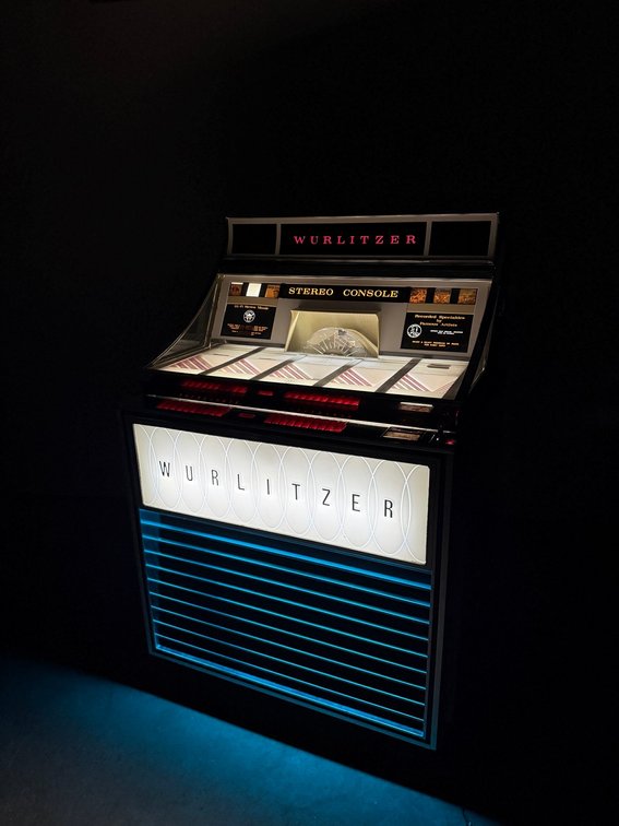 Vintage Wurlitzer 3010 Stereo Console Coin-Op Jukebox, 1966