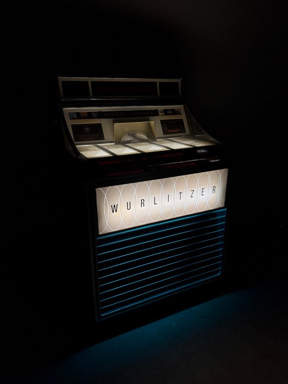Vintage Wurlitzer 3010 Stereo Console Coin-Op Jukebox, 1966