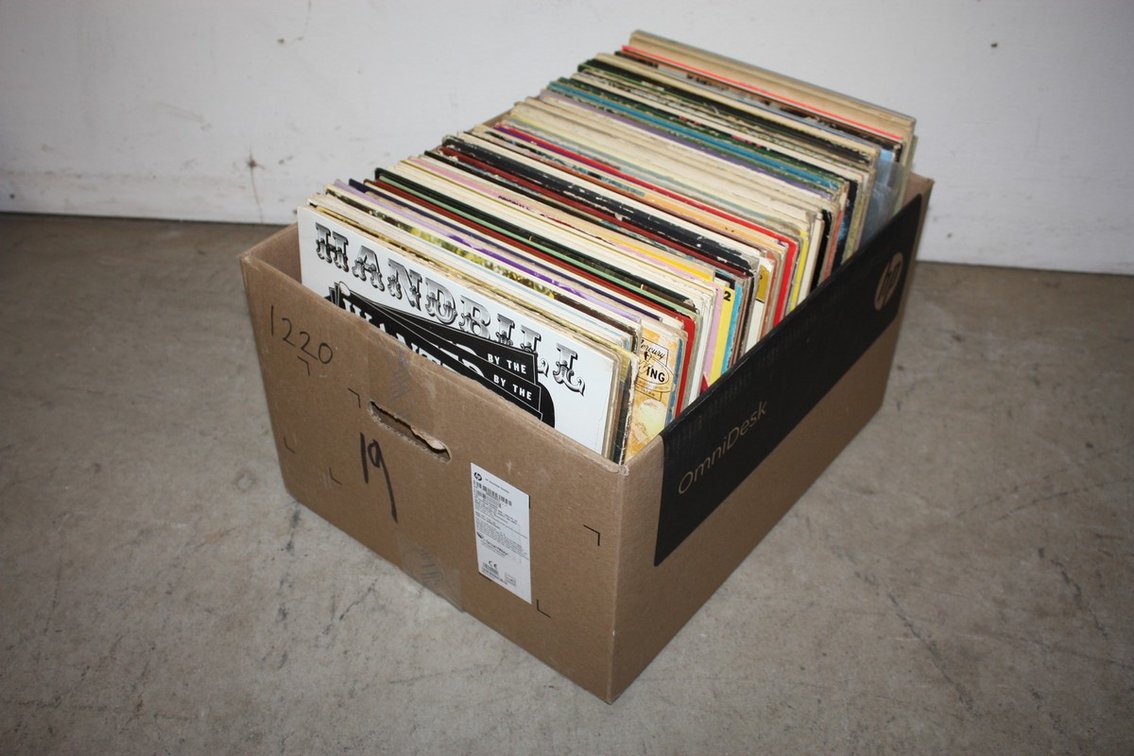 Large Lot Of 50+ Estate Vinyl LPs, Unpicked