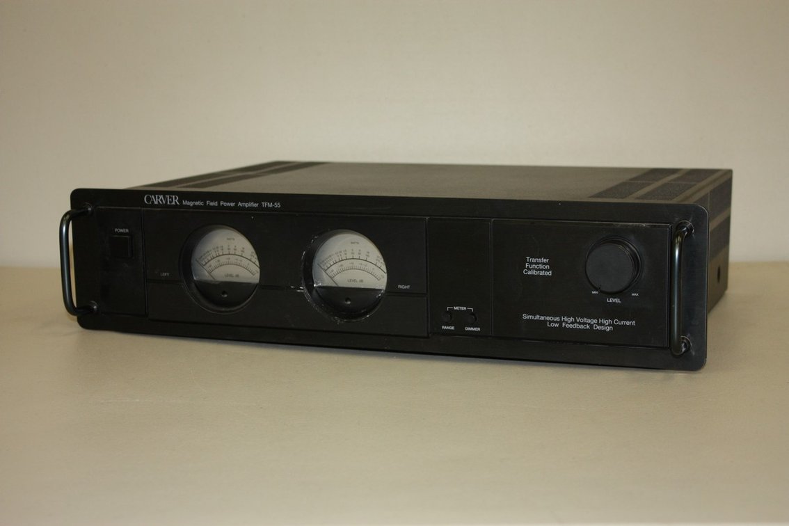 Vintage Carver Magnetic Field Power Amplifier TFM-55, Works