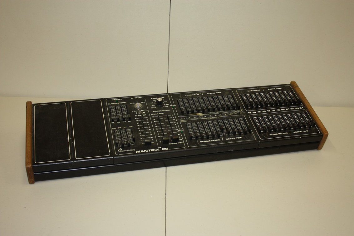 Vintage Strand Lighting Matrix 2S 24-Channel Lighting Control Console
