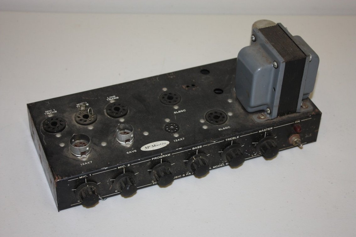 Vintage 1950s McMartin 20-Watt Music And PA Tube Amplifier Model MA-20