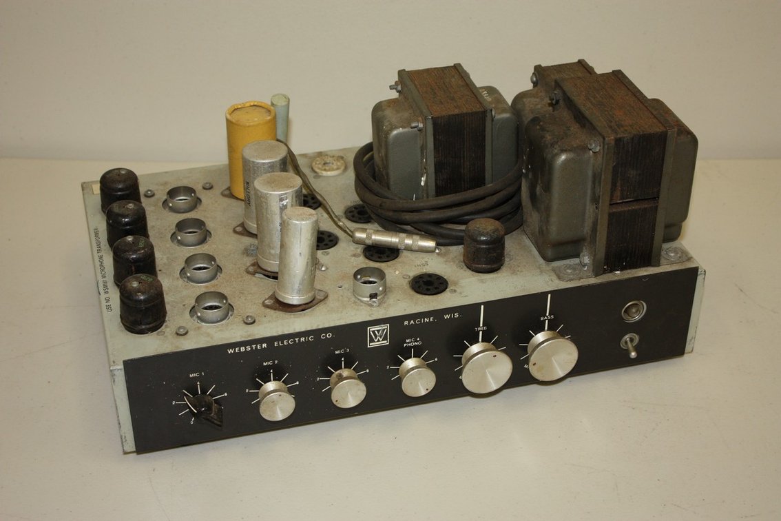 Vintage Webster Electric Tube PA Power Amplifier, Type TP-115