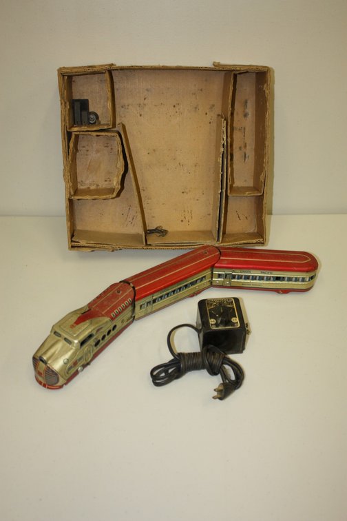Vintage Marx Union Pacific M-10005 Toy Train In Box With Transformer