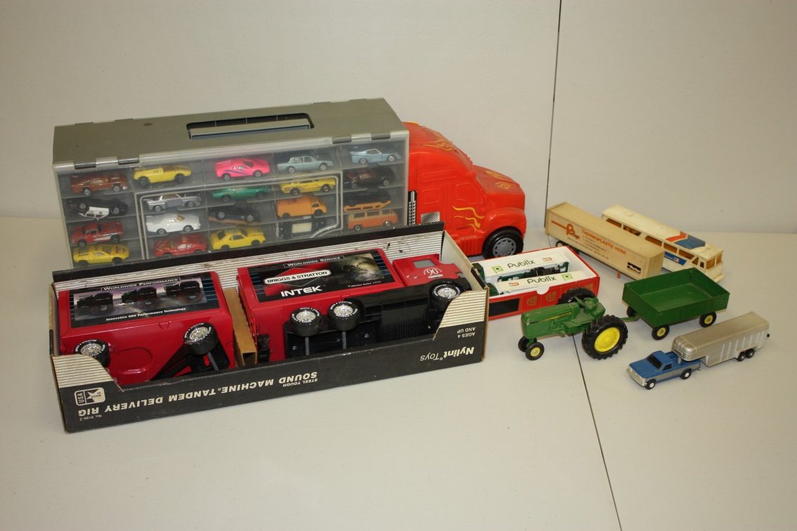 Large Lot Of Vintage Toys Including Nylint Briggs & Stratton Truck