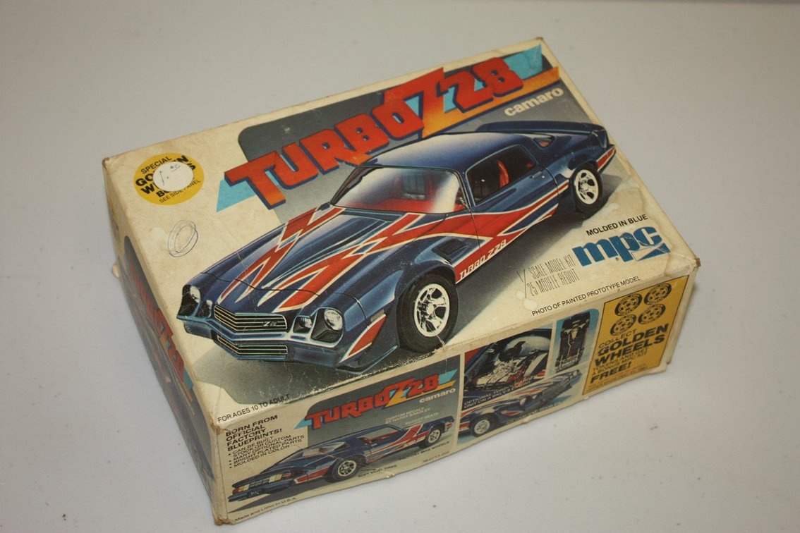 Vintage MPC Turbo Z/28 Camaro 1980s Model Kit