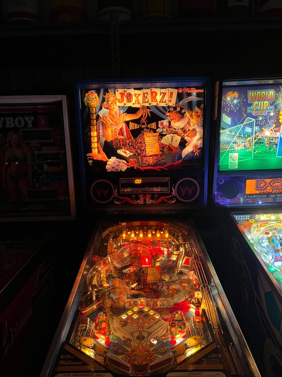 Williams Jokerz! Pinball Machine, 1988, Fully Functional, Extremely Clean