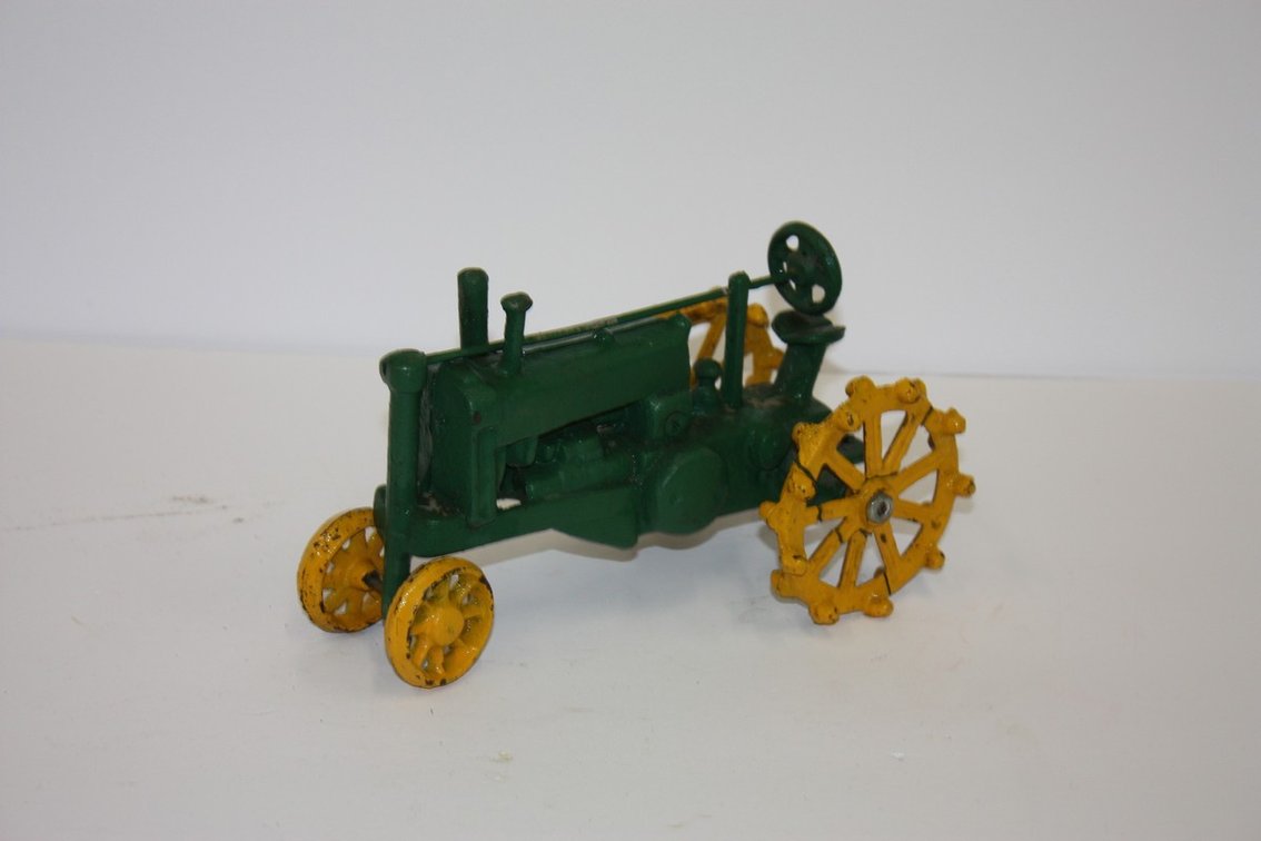 Vintage Cast-Iron Toy Tractor