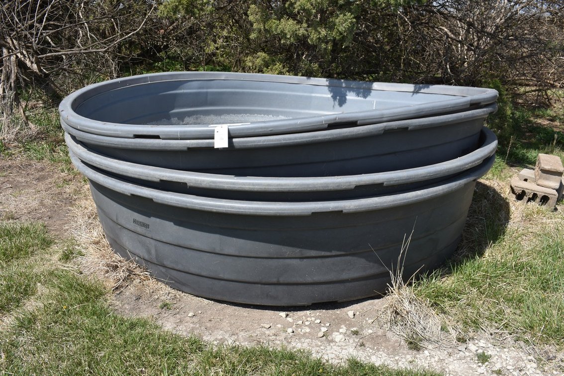 Poly Stock Tanks (1,000 Gallon, Lot of 4)