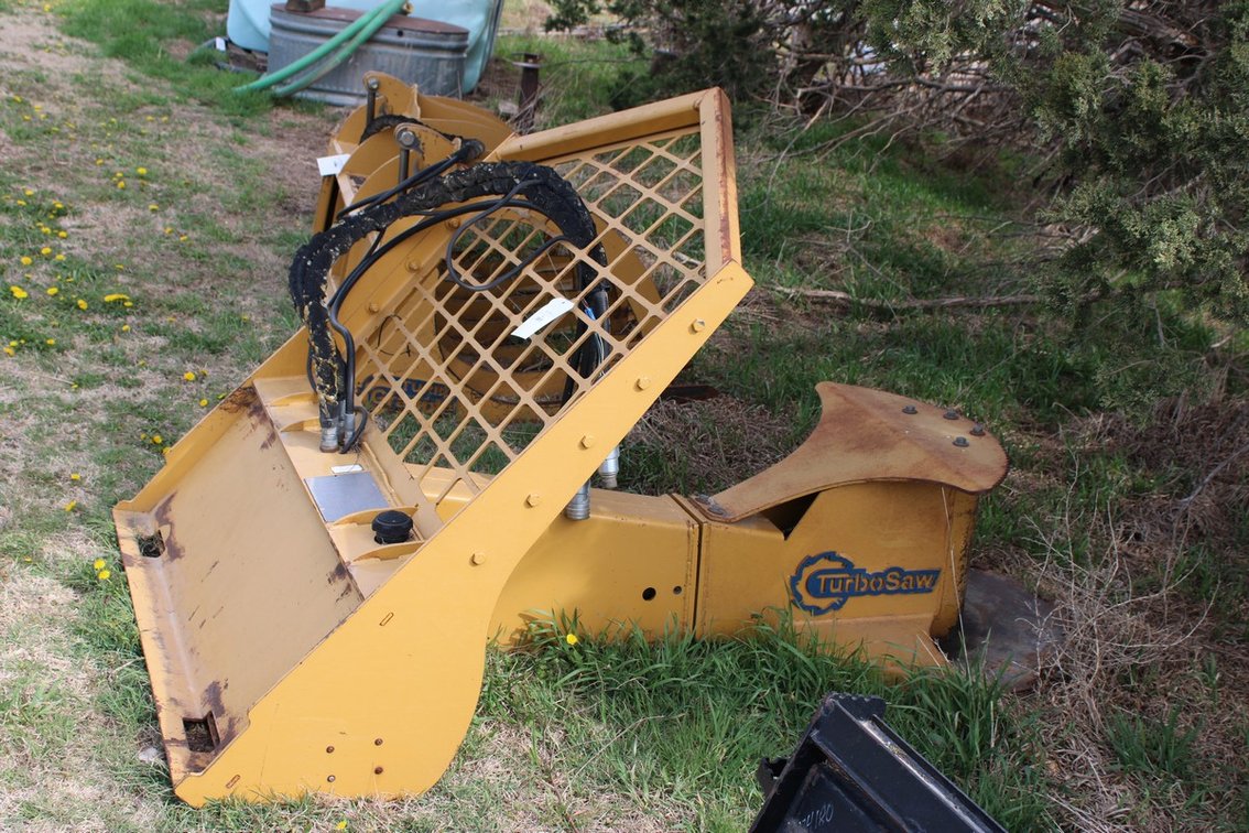 Quick Attach Skid Steer Hydraulic Turbo Saw