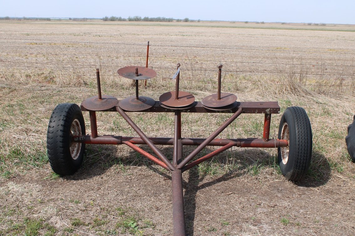 Barbed Wire Unroller Fencing Trailer