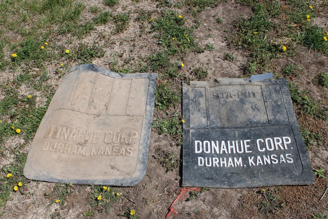 Donahue Corp, Durham, Kansas  Mudflaps (Pair)