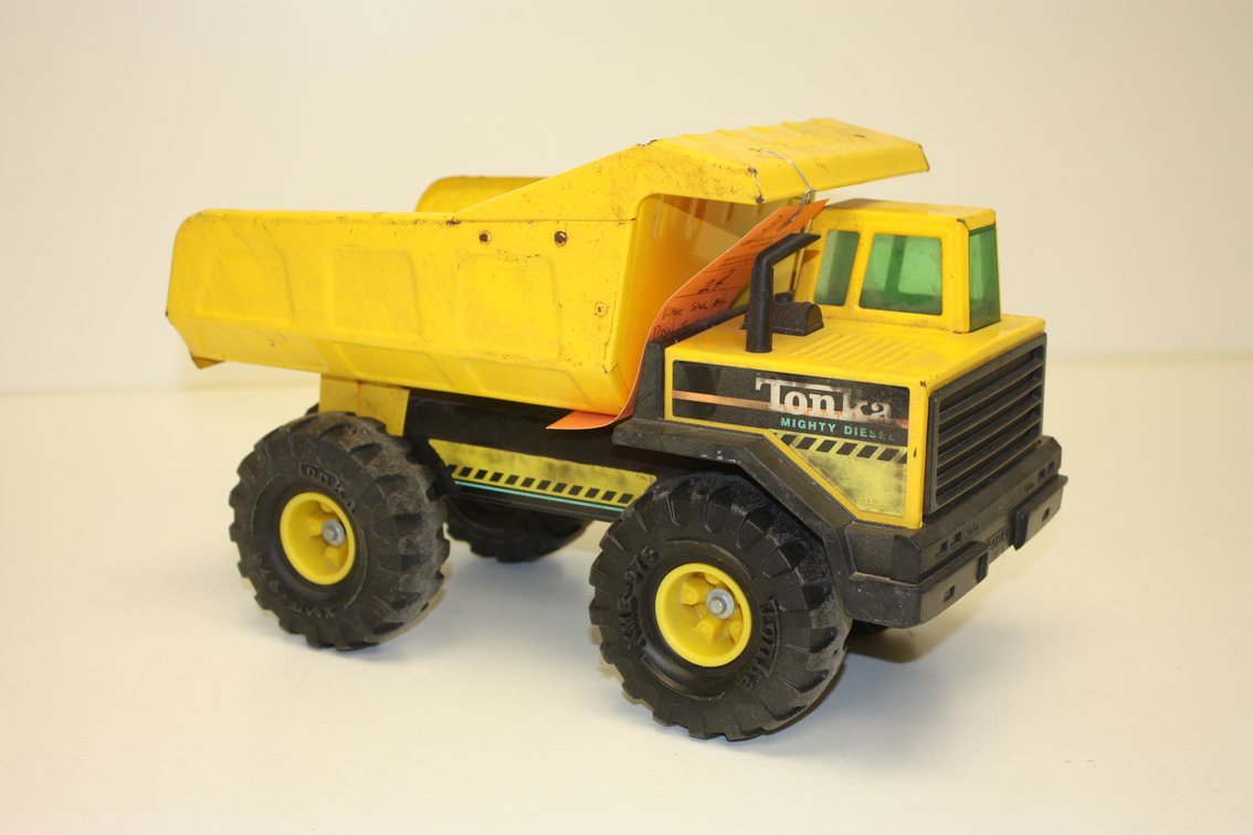 VINTAGE TONKA MIGHTY DIESEL TOY DUMP TRUNK