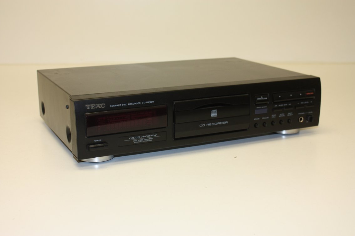 VINTAGE TEAC CD-RW890 BLACK DIGITAL HIGH SPEED CD RECORDER AND PLAYER