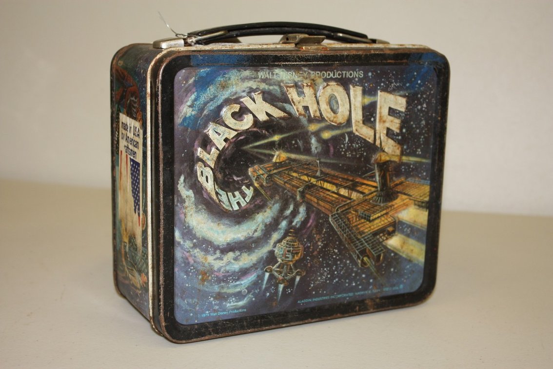 Vintage 1979 Black Hole Walt Disney Movie Lunchbox Metal