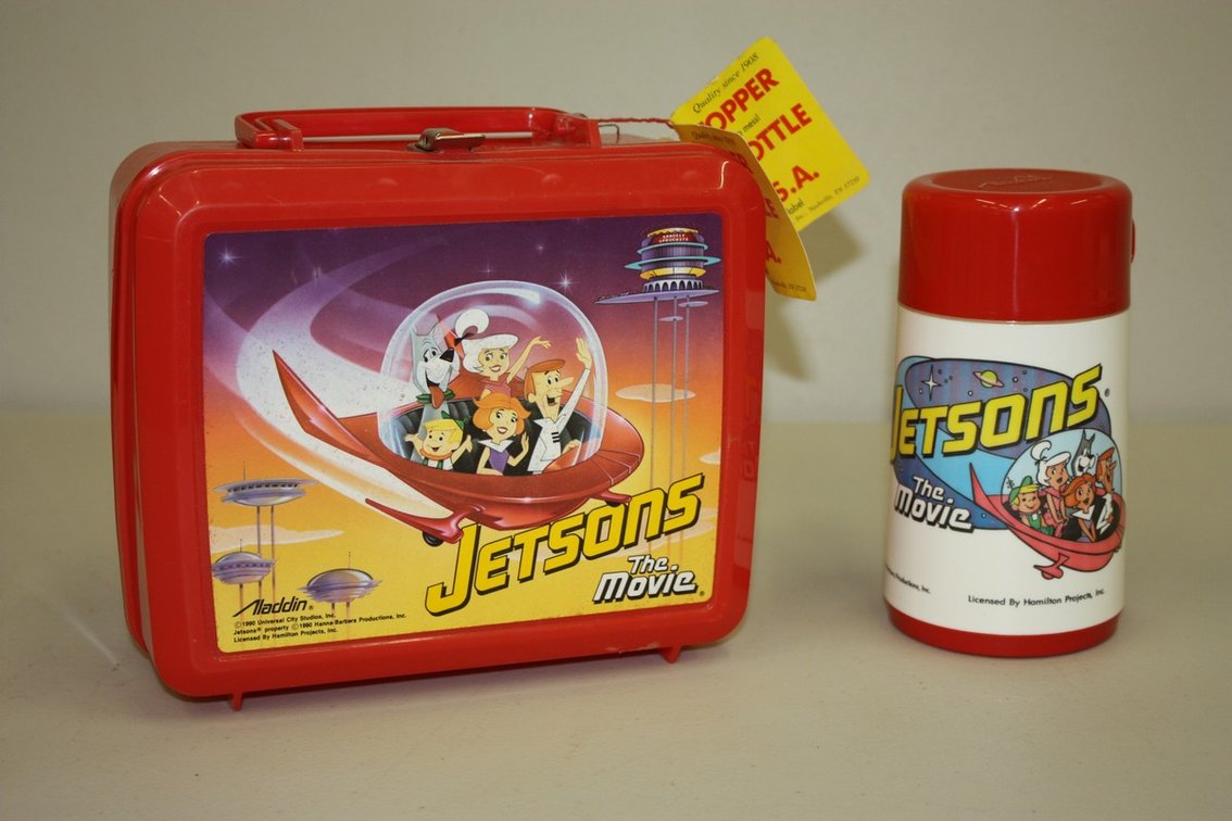 Vintage 1990 Jetsons, the Movie Lunchbox with Thermos Plastic