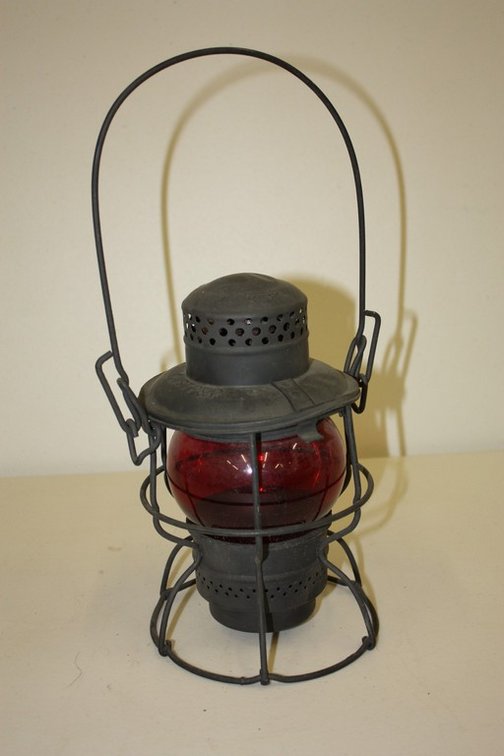 Vintage Adlake CMST P&P Railroad Lantern Kerosene