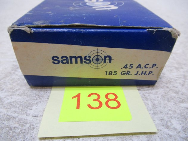 Image for IMI Samson 45ACP JHP Ammo