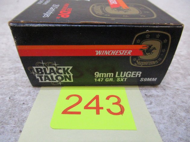 Image for Winchester Black Talon 9mm Ammo