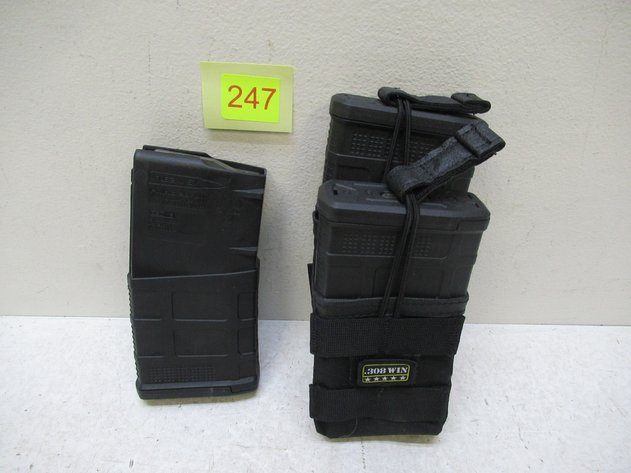 Image for 3 Magpul PMAGs & Holder