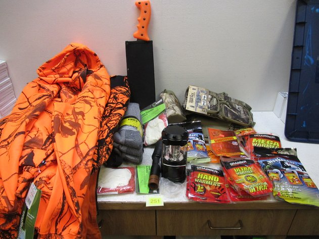 Image for Bin full of Hunting Gear