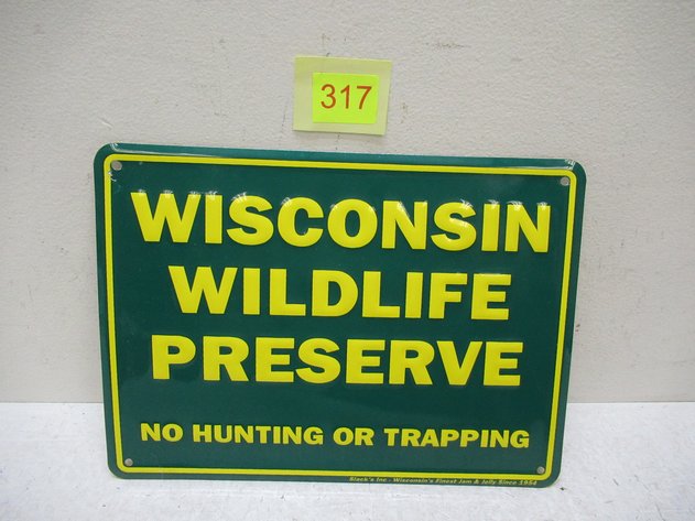 Image for Wisconsin Wildlife Preserve Tin Sign