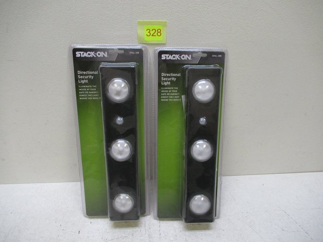 Image for Two Stack-On Directional Security Lights