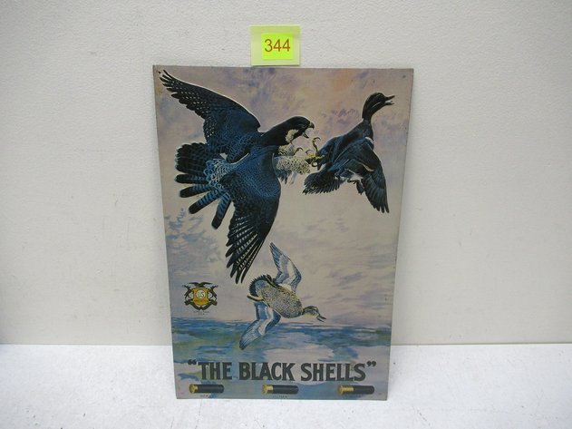 Image for US Ammunition The Black Shells Tin Sign