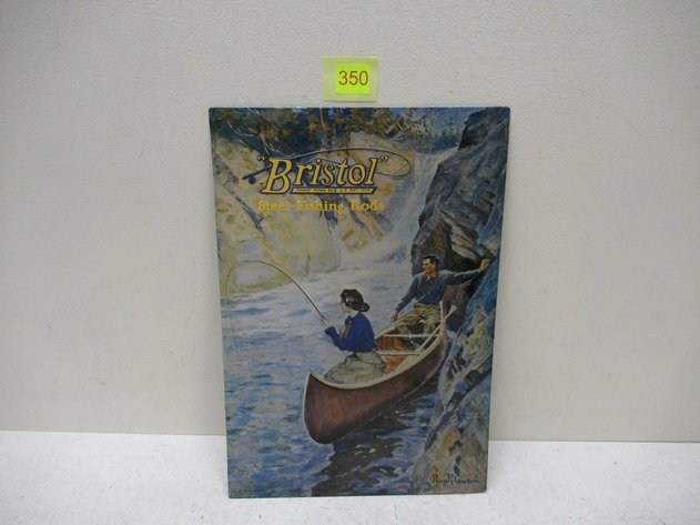 Image for Bristol Steel Fishing Rods Tin Sign