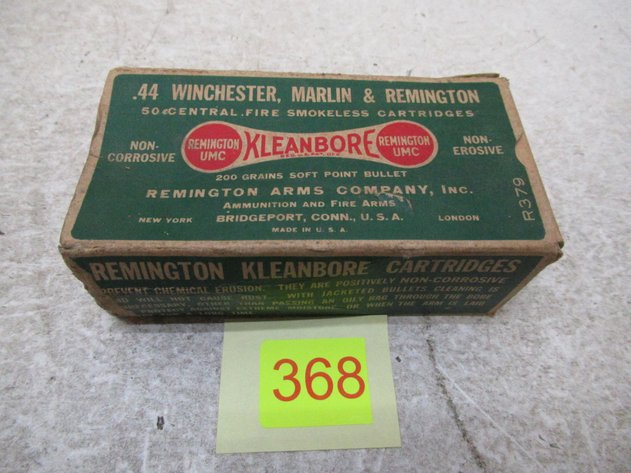 Image for Vintage Remington .44 Win, Marlin & Remington Ammo & Box