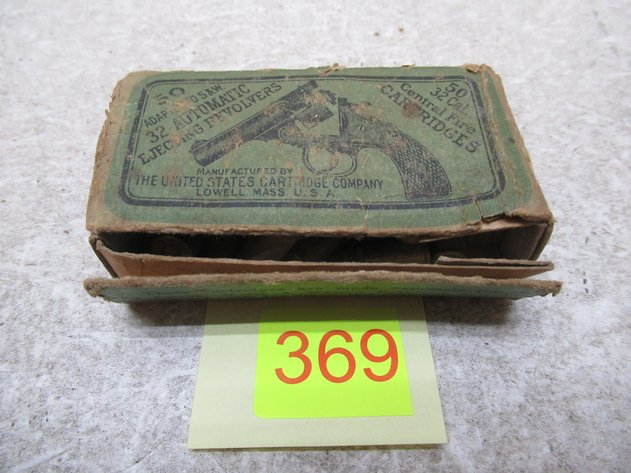 Image for Vintage 32 S&W Box & Ammo