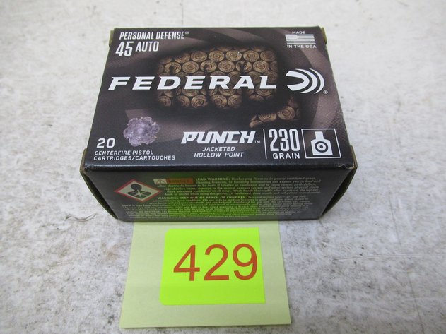 Image for Federal  Punch 45Auto Personal Defense Ammo