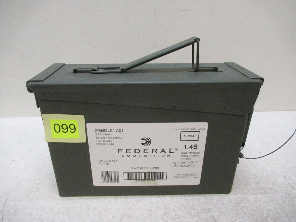 Federal 5.56x45 62gr Can of Ammo