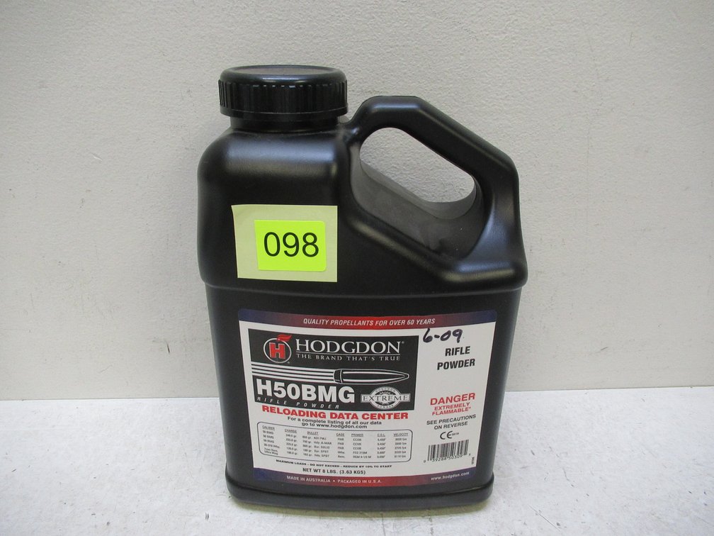 Hodgdon H50BMG Rifle Powder