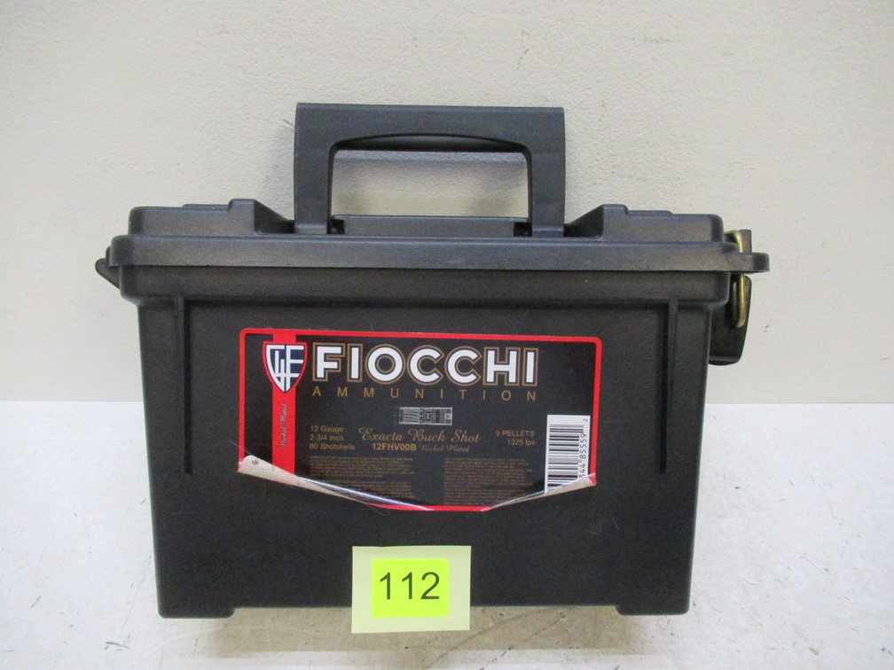 Fiocchi 12GA Buckshot Case of Ammo