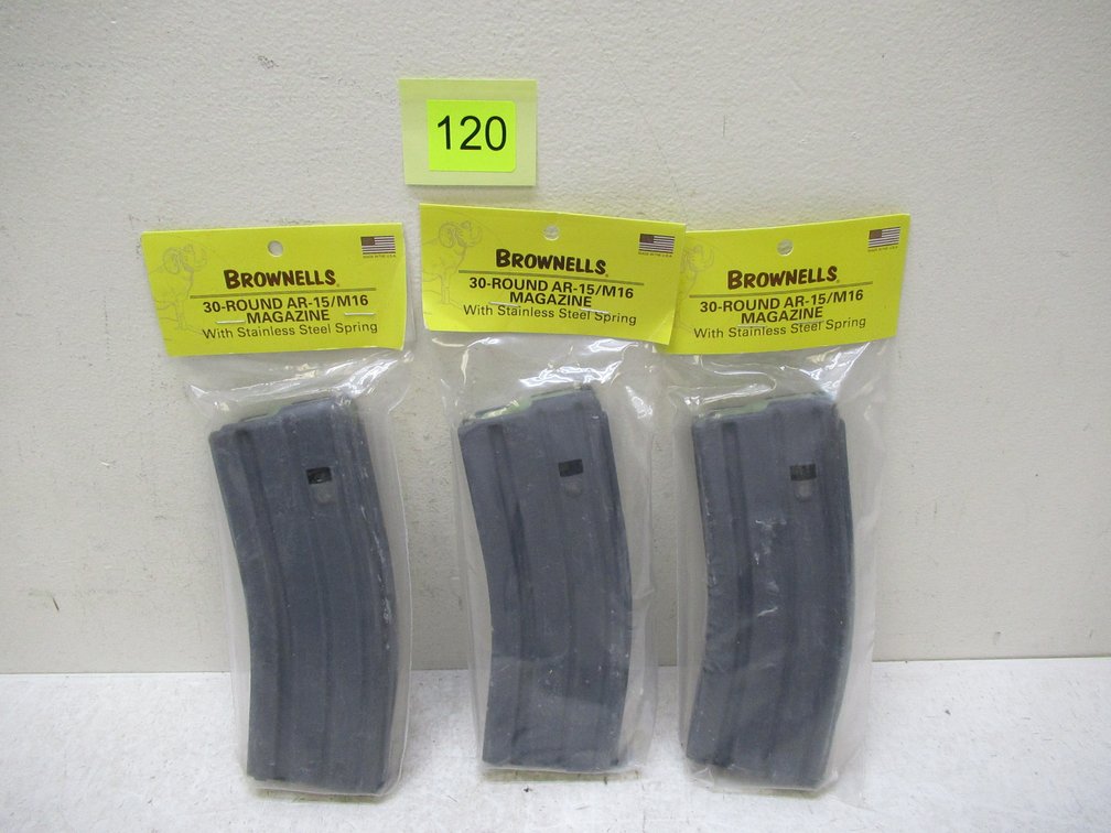 3 Brownells AR15 Mags