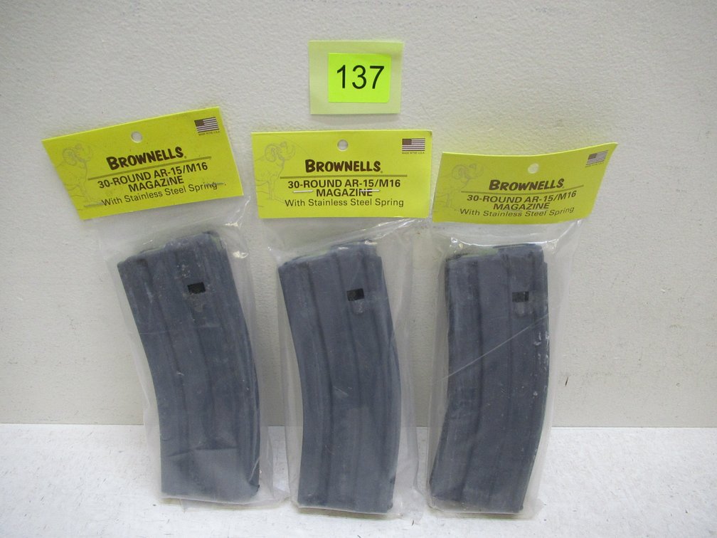 3 Brownells AR15 Mags