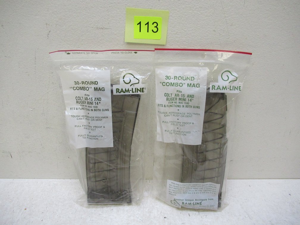 2 Vintage 30rd Combo Mags AR15/Mini 14
