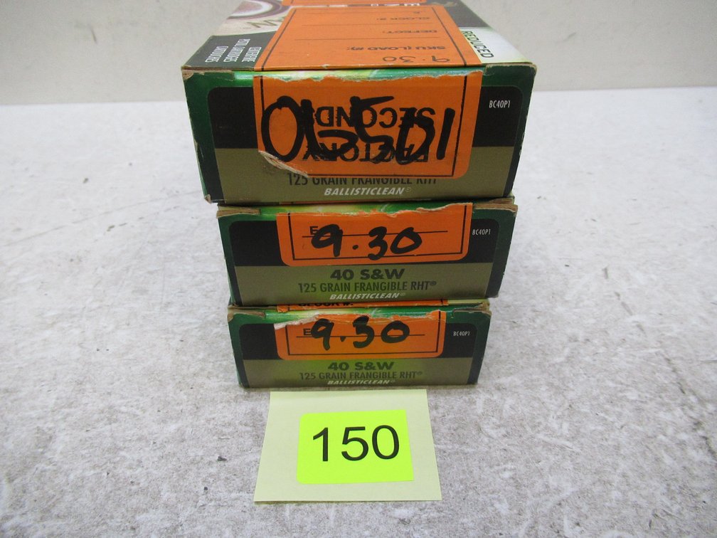 Federal 40S&W Frangible RHT Ammo