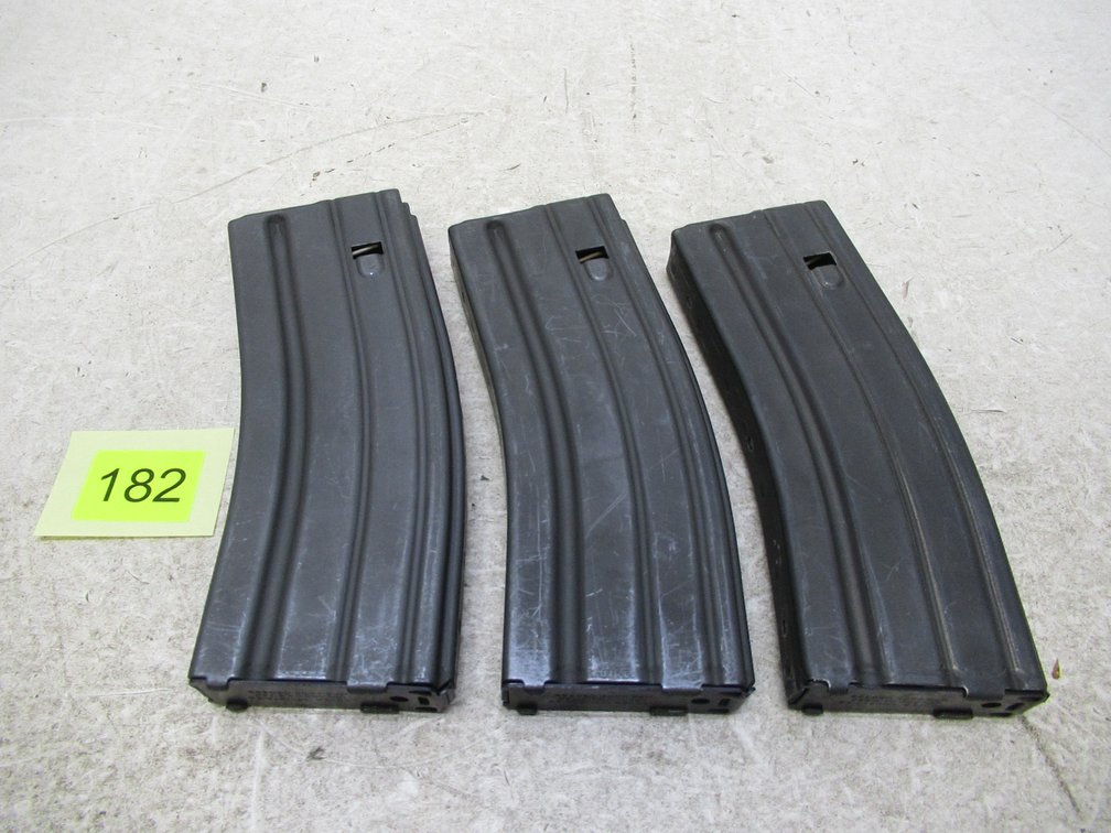 3 Metal AR 30rd Mags