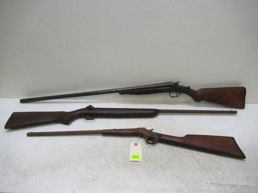 3 Wall Hangers - Remington 22 - Rodgers Arms 22 - Single 12GA