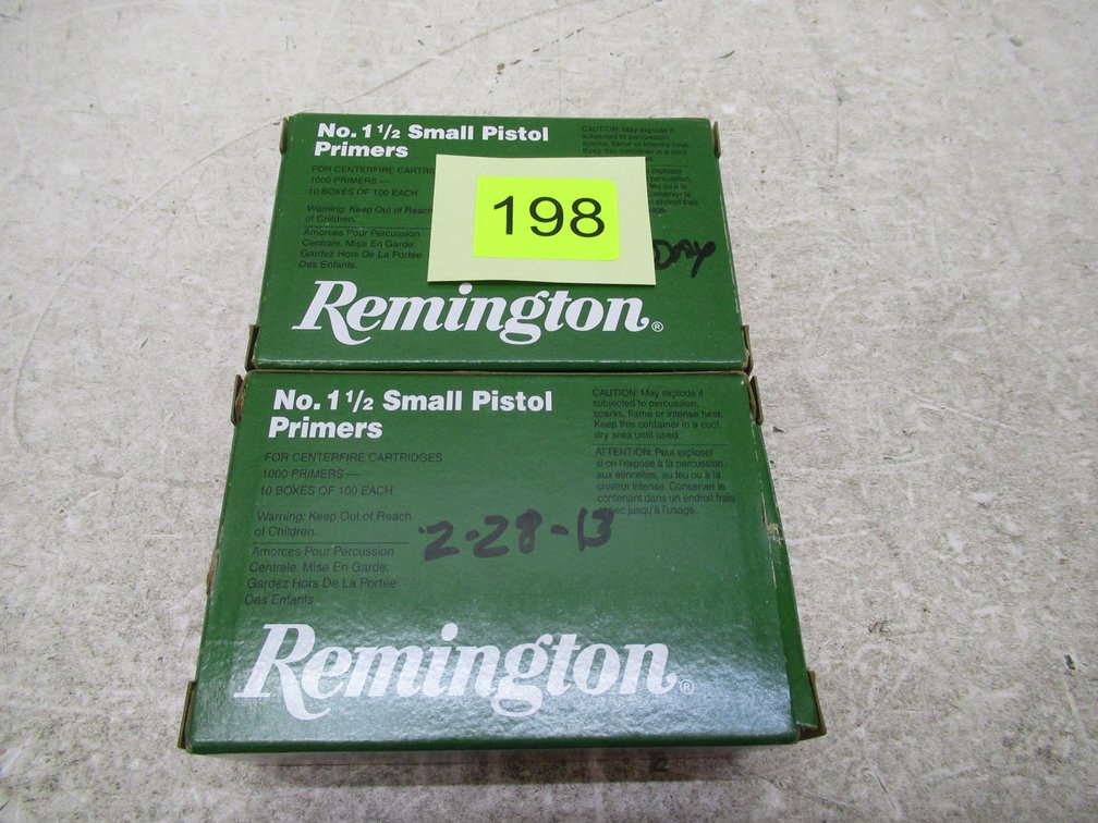 Remington 1 1/2 Small Pistol Primers