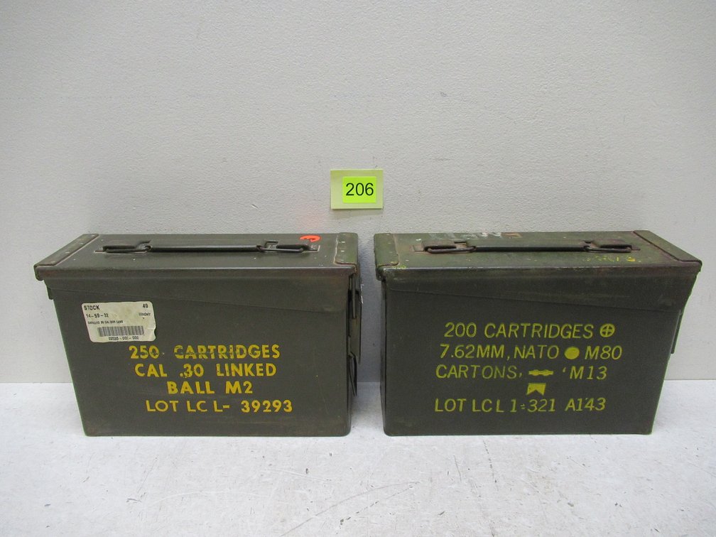 2 30Cal Ammo Cans