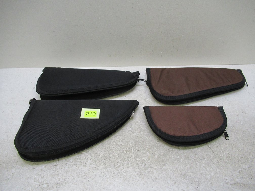 4 Padded Hand Gun Cases